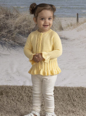 "Yndig" Cardigan - Viking Design 2613-1B Kit - 2-12 År - Viking Bambino, fra Viking