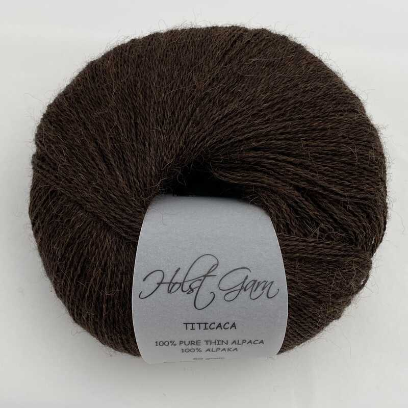 Holst Garn Titicaca - 42 Havana, 100% Tynd Alpaca, fra Holst Garn Holst Garn Titicaca - 42 Havana, 100% Tynd Alpaca, fra Holst Garn