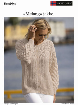 "Melang" Cardigan - Viking Design 2612-7C Kit - XS - XXL - Viking Bambino, fra Viking