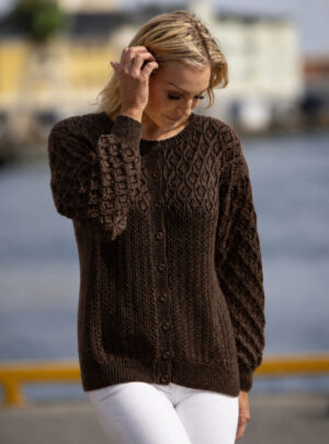 "Melang" Cardigan - Viking Design 2612-7D Kit - XS - XXL - Viking Bambino, fra Viking