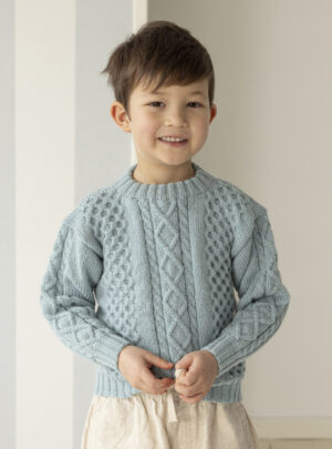Snorestad genser - Viking Design 2607-12 Kit - 2 - 12 år - Viking Alpaca Lille Storm, fra Viking
