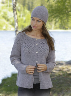 Agnes by DROPS Design - Hue Strikkeopskrift str. S/M - M/L