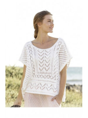 All Smiles by DROPS Design - Top Strikkeopskrift str. S - XXXL