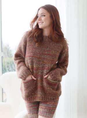 All about Autumn by DROPS Design - Bluse Strikkeopskrift str. S - XXXL