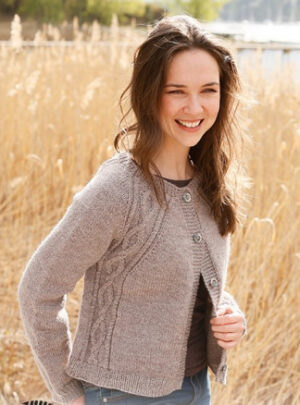 Autumn in the Air Cardigan by DROPS Design - Cardigan Strikkeopskrift str. S - XXXL