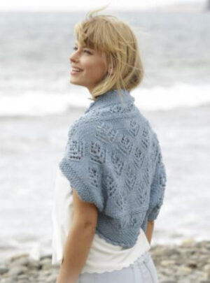 Beach Bolero by DROPS Design - Bolero Strikkeopskrift str. S/M - XXXL