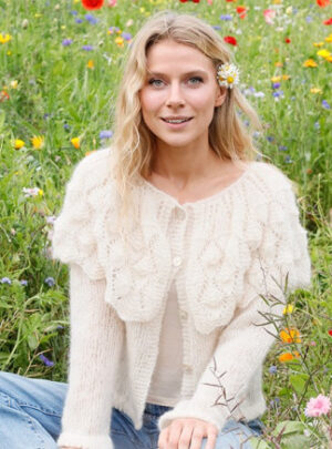 Big Sur Cardigan by DROPS Design - Cardigan Strikkeopskrift str. S - XXXL