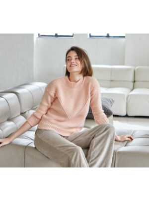 Bingo Sweater af Lana Grossa - Sweater Strikkeopskrift Str. 36/38 48/50