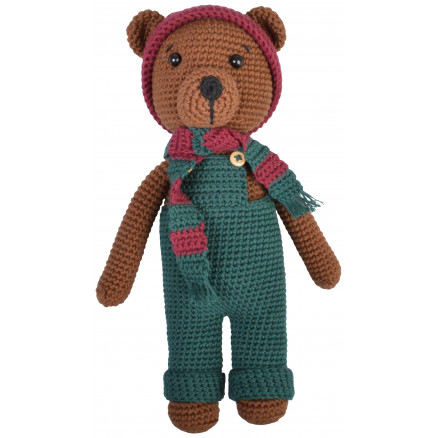 Bruno Bamse af Rito Krea - Bamse Hækleopskrift 24cm Bruno Bamse af Rito Krea - Bamse Hækleopskrift 24cm