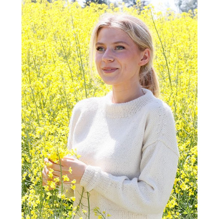 Camomile by DROPS Design - Bluse Strikkeopskrift str. S - XXXL Camomile by DROPS Design - Bluse Strikkeopskrift str. S - XXXL