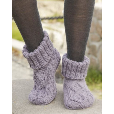Celtic Dancer by DROPS Design - Tøfler Strikkeopskrift str. 35/37 - 41/43 Celtic Dancer by DROPS Design - Tøfler Strikkeopskrift str. 35/37 - 41/43