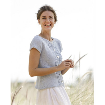 Charlotte Cardigan by DROPS Design - Cardigan Strikkeopskrift str. S - XXXL Charlotte Cardigan by DROPS Design - Cardigan Strikkeopskrift str. S - XXXL