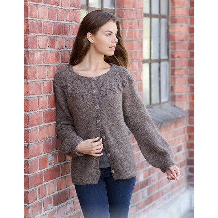 City Living by DROPS Design - Jakke Strikkeopskift str. S - XXXL City Living by DROPS Design - Jakke Strikkeopskift str. S - XXXL