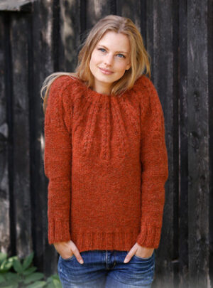 Clemence by DROPS Design - Bluse Strikkeopskrift str. S - XXXL