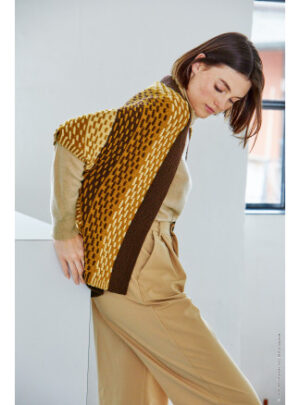 Cool Wool Vest af Lana Grossa - Vest Strikkeopskrift Str. 36/40 - 48/50
