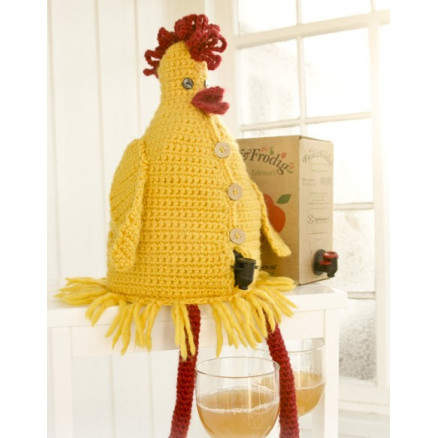 Coq Au Vin by DROPS Design - Vinskjuler Hækleopskrift 55x35 cm Coq Au Vin by DROPS Design - Vinskjuler Hækleopskrift 55x35 cm