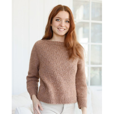 Country Spice by DROPS Design - Bluse Strikkeopskrift str. S - XXXL Country Spice by DROPS Design - Bluse Strikkeopskrift str. S - XXXL