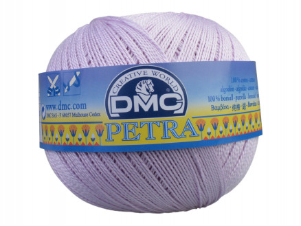 DMC Petra nr. 5 Hæklegarn Unicolor 5211 Lys Syren