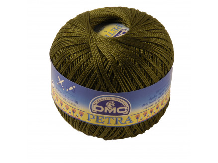 DMC Petra nr. 5 Hæklegarn Unicolor 5936 Oliven