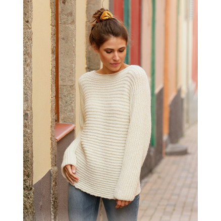 Daily Wonder by DROPS Design - Bluse Strikkeopskrift str. S - XXXL Daily Wonder by DROPS Design - Bluse Strikkeopskrift str. S - XXXL
