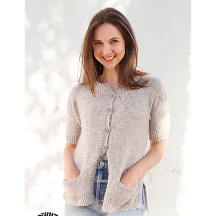 Daisy Lane Cardigan by DROPS Design - Cardigan Strikkeopskrift str. XS - XXL Daisy Lane Cardigan by DROPS Design - Cardigan Strikkeopskrift str. XS - XXL