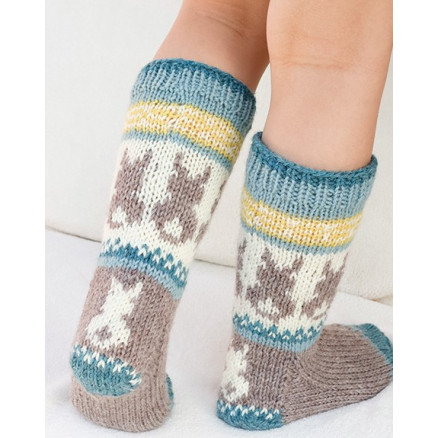 Dancing Bunny Socks by DROPS Design - Sokker Strikkeopskrift Str. 24-43 Dancing Bunny Socks by DROPS Design - Sokker Strikkeopskrift Str. 24-43