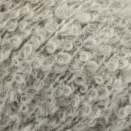 Drops Alpaca Bouclé Garn Mix 5110 Lys Grå Drops Alpaca Bouclé Garn Mix 5110 Lys Grå