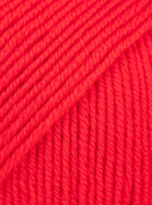 Drops Baby Merino Garn Unicolor 67 Varm rød