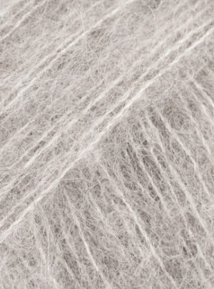 Drops Brushed Alpaca Silk Garn Unicolor 02 Lys Grå