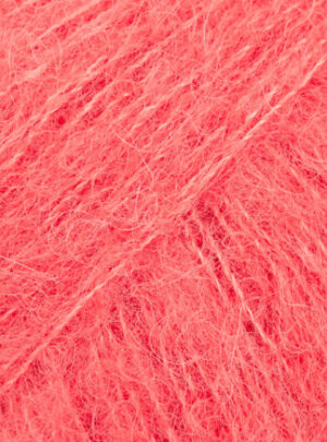 Drops Brushed Alpaca Silk Garn Unicolor 06 Koral