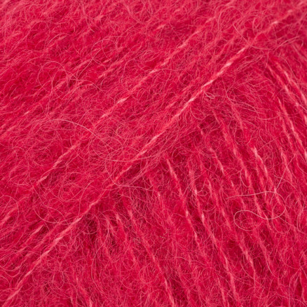 Drops Brushed Alpaca Silk Garn Unicolor 07 Rød Drops Brushed Alpaca Silk Garn Unicolor 07 Rød