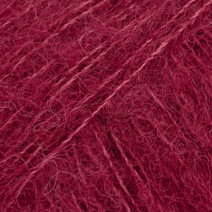 Drops Brushed Alpaca Silk Garn Unicolor 23 Vinrød Drops Brushed Alpaca Silk Garn Unicolor 23 Vinrød