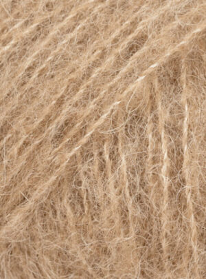 Drops Brushed Alpaca Silk Garn Unicolor 36 Mandel
