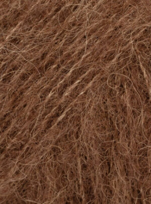 Drops Brushed Alpaca Silk Garn Unicolor 38 Chokolade
