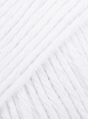 Drops Cotton Light Garn Unicolor 02 Hvid