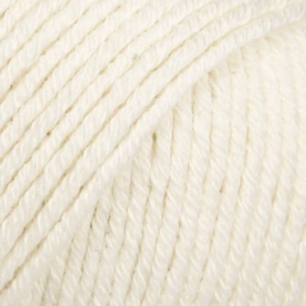 Drops Cotton Merino Garn Unicolor 01 Natur Drops Cotton Merino Garn Unicolor 01 Natur