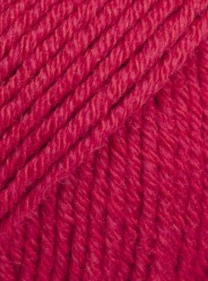Drops Cotton Merino Garn Unicolor 06 Rød