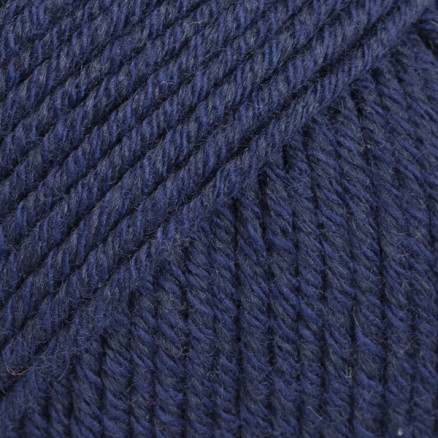Drops Cotton Merino Garn Unicolor 08 Marineblå Drops Cotton Merino Garn Unicolor 08 Marineblå