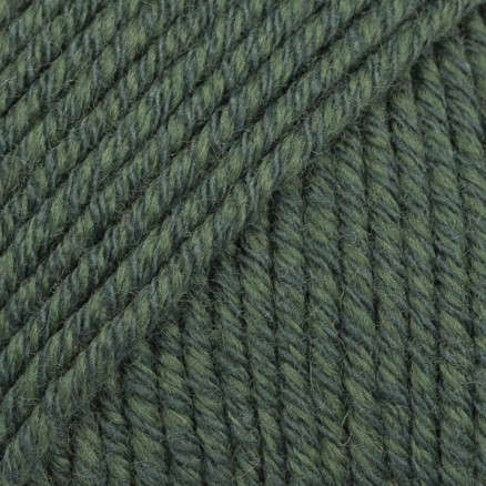 Drops Cotton Merino Garn Unicolor 22 Mørk Grøn Drops Cotton Merino Garn Unicolor 22 Mørk Grøn