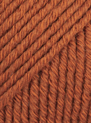 Drops Cotton Merino Garn Unicolor 25 Rust