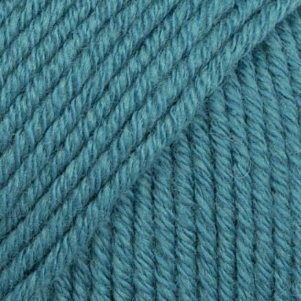 Drops Cotton Merino Garn Unicolor 26 Storm Blå Drops Cotton Merino Garn Unicolor 26 Storm Blå