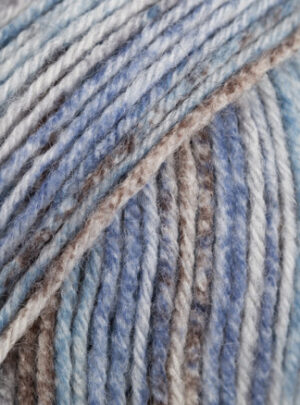 Drops Fabel Garn Long Print 604 Ocean View