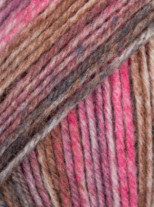 Drops Fabel Garn Long Print 655 Rosentræ