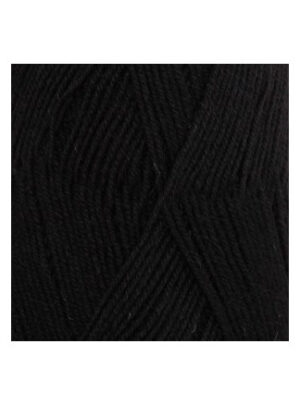 Drops Fabel Garn Unicolor 400 Sort