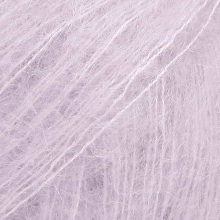 Drops Kid-Silk Garn Unicolor 09 Lys Lavendel Drops Kid-Silk Garn Unicolor 09 Lys Lavendel