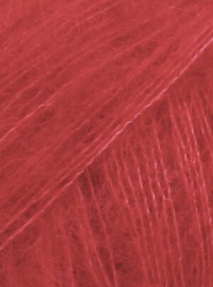 Drops Kid-Silk Garn Unicolor 14 Rød