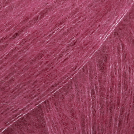 Drops Kid-Silk Garn Unicolor 17 Mørk Rosa Drops Kid-Silk Garn Unicolor 17 Mørk Rosa