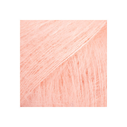 Drops Kid-Silk Garn Unicolor 53 Lys Fersken Drops Kid-Silk Garn Unicolor 53 Lys Fersken
