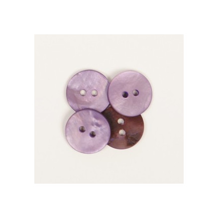 Drops Knap Rund Lilla 15mm 619 - 50 stk Drops Knap Rund Lilla 15mm 619 - 50 stk