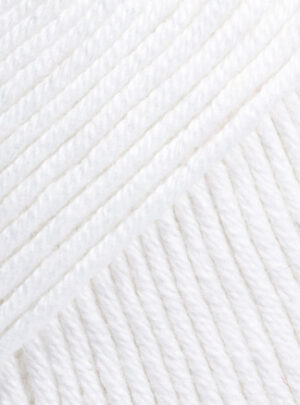 Drops Safran Garn Unicolor 17 Hvid